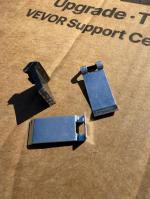 Metal and plastic clips break easily  1