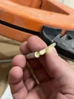 Za słaby materiał przy mocowaniu końcówki  1