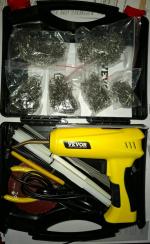 Kit de sudură plastic VEVOR, pistol de sudură plastic 220W cu 1200 capse calde și 76 tije de sudură 5