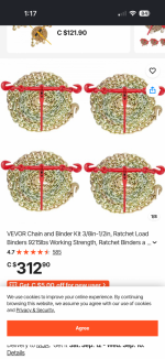 No working load limit stamped on it 1