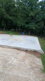 1 to 1.5 inch thick concrete  4
