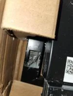 Damaged box and parts. 1