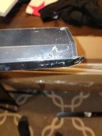 Scratched and dented parts. 1