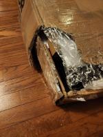 Damaged box and parts. 1