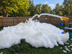 Close the valve halfway, great foam machine! 5