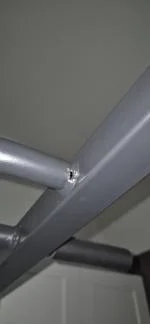 Construction error: hole in weld seam. 1