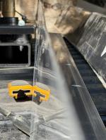 Dented screeding edge 1