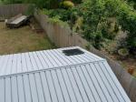 Solar powered gable fan with high ventilation 5