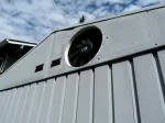 Solar powered gable fan with high ventilation 5