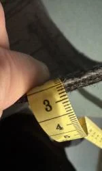 Thickness is not accurately described. Disappointed 2