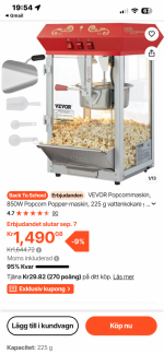 Popcorn maskin  5
