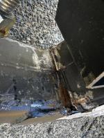 Area where welding was missed  2
