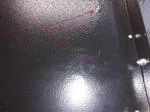 Peinture borsoufflée claoquée 1