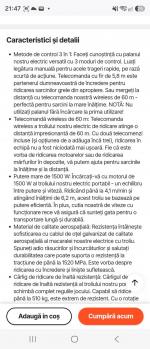 Nu este portabil. Merge doar la priza de 220V 1