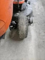 Poor quality rubber. 2