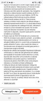 Nu este portabil. Merge doar la priza de 220V 1