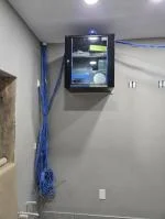 VEVOR 12U Wall-Mounted Server Network Cabinet, 15.5'' Depth, Secure Rack Enclosure, Supports up to 200 lbs, Lockable Glass Door & Sides, Ideal for IT & A/V Gear 5