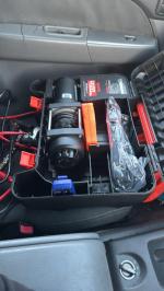 Strap position and length is important on when securing box to a vehicle as cables may not reach your battery. 5