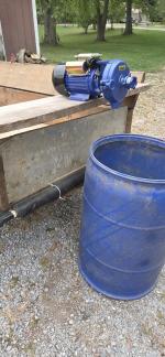 Don't shut off with corn in it,  run out or shut off supply  5