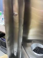 Damaged vent hood 1