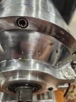 Check for oil leaking from motor 2
