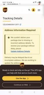 Request  items no received  5